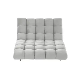 Switch Relaxliege Delphi Velours 120 x 84 x 168 cm Grau