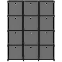 VidaXL Würfelregal 12 Fächer 103 x 30 x 141
