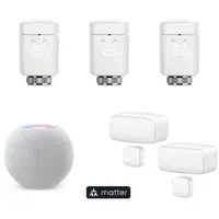 Eve Thermo - smartes Heizkörperthermostat, 2er Pack mit HomePod