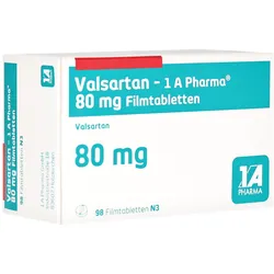Valsartan-1a Pharma 80 mg Filmtabletten 98 St