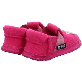 Nanga Unicorn Hausschuh Slipper glitzer himbeere