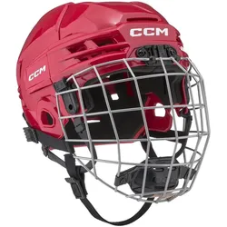 Eishockey-Helm Rot Junioren CCM 70 Combo ROT No Size