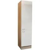 BASIC by Balculina Vorratsschrank Andy 50 x 56 x 211 cm Weiß