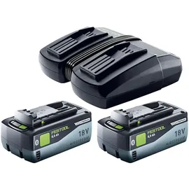Festool SYMC 70 EB-Basic inkl. 2 x 8,0 Ah + Doppelladegerät + Systainer