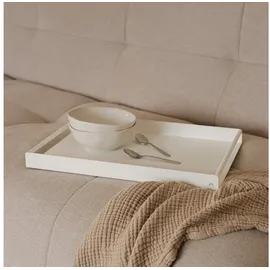 metallbude Serviertablett Dava Stahl Weiß