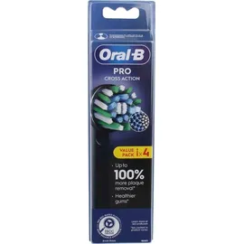 Oral-B CrossAction Pro Aufsteckbürste schwarz 4 St.