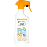 Garnier Ambre Solaire Sensitive Advanced Spray SPF50+ Wasserfestes Sonnenmilch-Spray 270 ml