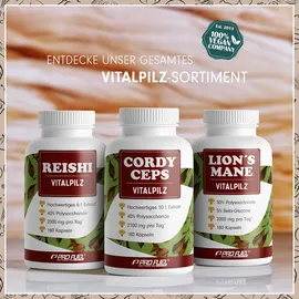 ProFuel Reishi Vitalpilz Kapseln 180 St.