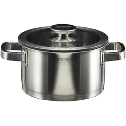 Meisterkoch Kochtopf  TRIBUS , silber , Edelstahl , Maße (cm): H: 11,5  Ø: 20