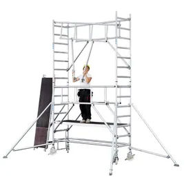 ZARGES Multitower S-PLUS 1T - Fahrgerüst Ausleger Arbeitshöhe 5.30 m 3.3 m + Plattform 0.60 m x 1.80 m
