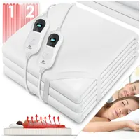 KESSER KESSER® Wärmeunterbett mit Abschaltautomatik Fernbedienung Heizdecke mit 3 Temperaturstufen Wärmebettunterlage fürs Bett Matratzenheizung Wärmedecke aus weichem Vlies Heizkissen