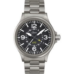 Sinn Instrumentelle Uhren 856 UTC 856.010 - schwarz,Stahl - 40mm