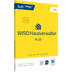 WISO Hausverwalter 365 Plus (Version 2025) | Download + Lizenzschlüssel