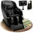 Juskys Massagesessel mit Ganzkörpermassagefunktion Kunstleder 142 x 75 x 105 cm Schwarz