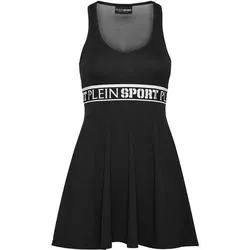 PLEIN SPORT Damen Kleid Kleid, Schwarz, L