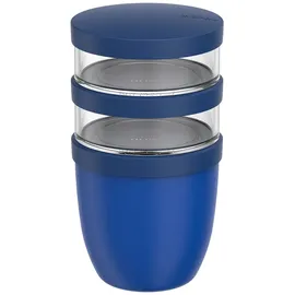 Mepal Ellipse Müslibecher 3-teilig Vivid blue 0,5 l / 0,2 l / 0,2 l