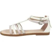 GEOX J Karly Girl Sandal,White Lt Rose,28 EU
