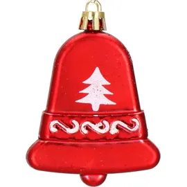 SPRINGOS Weihnachtskugeln Christbaumkugeln Weihnachtsbaum Kugeln 104 Stück Dekoration - Rot / Weiß - Weiß