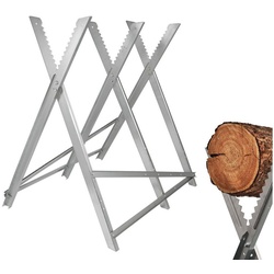 Gravidus Sägebock Sägebock Sägehilfe aus Stahl Metallsägebock Holzsägebock Holzbock verzinkt