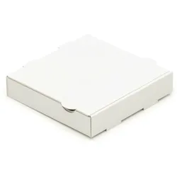KK Verpackungen 400 Pizzakartons 200 x 200 x 30 mm Pizzaschachteln Blanko Verpackungen weiß