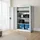 Tectake Büroschrank Stahl 140 x 90 x 40 cm grau abschließbar