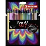 Stabilo Pen 68 ARTY sortiert, 18er-Set, Etui (6818-1-20)