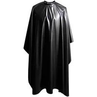 SMARTHAIR Professionelle Friseurumhänge Polyester Haarschneideumhang Friseur Cape,54 "x62", Schwarz,C350001C