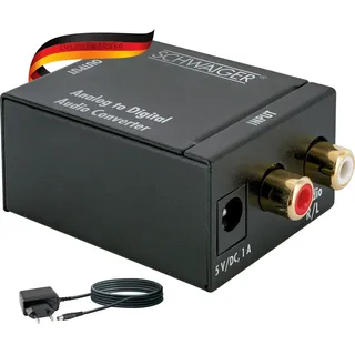 Schwaiger Audio Konverter Analog-Digital