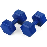 Gymtek® Kurzhantel Set - 2x 5kg Hanteln - Hantel Set für Krafttraining, Fitness, Workout - Gymnastikhanteln für Home Gym