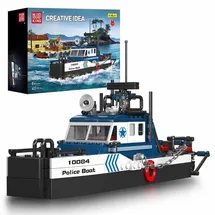 Mould King Police Boat