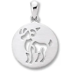 Sternzeichen-Anhänger ONE ELEMENT "Steinbock Sternzeichen Anhänger aus 925 Silber", silber, Schmuckanhänger, Damen, Steinbock, Silber 925 (Sterlingsilber), Damen Silber Schmuck Steinbock