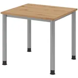 bümö Schreibtisch H-Serie Asteiche braun