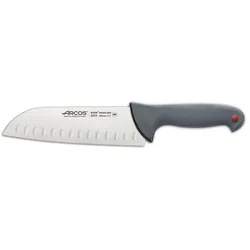 Arcos Serie Colour Proof - Santoku Messer - Klinge Nitrum Edelstahl 180 mm - HandGriff Polypropylen Von Elastomer bedeckt Farbe Schwarz