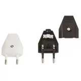 Bachmann Euroflachstecker sw, m.Schraubanschl. 900.002