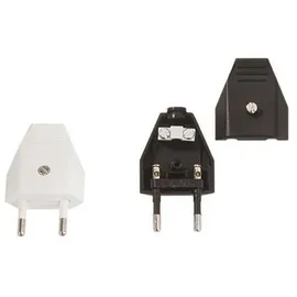 Bachmann Euroflachstecker sw, m.Schraubanschl. 900.002