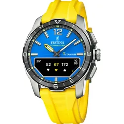 Festina Hybrid Herren Connected d F23000/8 - blau,gelb - 44.0mm