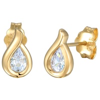 Elli PREMIUM Tropfen Zirkonia 585 Gelbgold OneSize Damen
