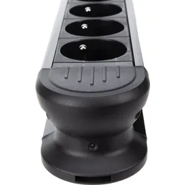 VELLEMAN Steckdosenleiste 1,5 m Schwarz/Rot 8 St.