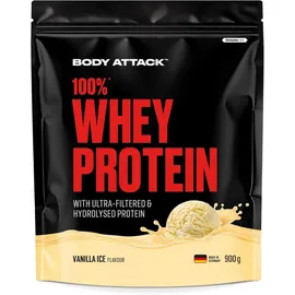 Body Attack 100% Whey Protein Vanille Eis 900 g