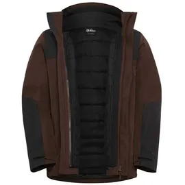 Jack Wolfskin Jasper 3in1 Jacke - Hot Choc - XL