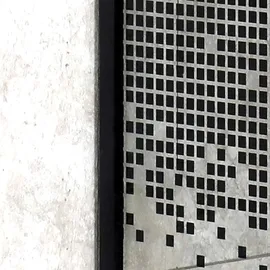 KERRA Pixel Square Eck-Duschkabine mit Schiebetür rechts 90 x 199 cm Schwarz/Sicherheitsglas Duschwanne