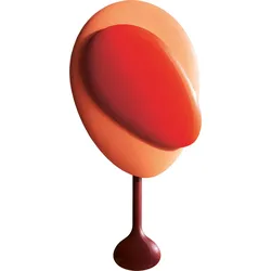 Mellow Pendeluhr, rot