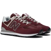 New Balance 574v3 Herren Burgundy / White 45