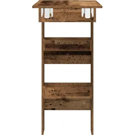 vidaXL Wand-Bartisch 102 x 45 x 103,5 cm Braun