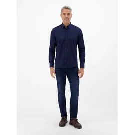 Lerros Stylisches Poplinhemd, modisch gemustert - Classic Navy - XL