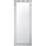 Beliani Wandspiegel Silber 50 x 130 cm