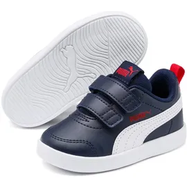 Puma Courtflex V2 V Inf Peacoat High Risk Red 20