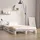 vidaXL Palettenbett 90 x 200 cm Weiß