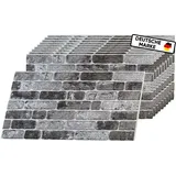 Wandpaneele Steinoptik - 3D Effekt - Wandverkleidung Steinoptik für Küche, Wohnzimmer, Innen- und Außenbereich - Steinoptik Styropor - 3D Wandpaneele - Akustikpaneele I ST105 |