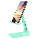 LOBKIN Verstellbar, Ständer Faltbar Multi-Winkel Handyhalterung, Handy und Tablet Ständer Kompatibel mit Laptop,Smartphone,Galaxy, Handy, Tablet von 4”-9,7” (Grün)